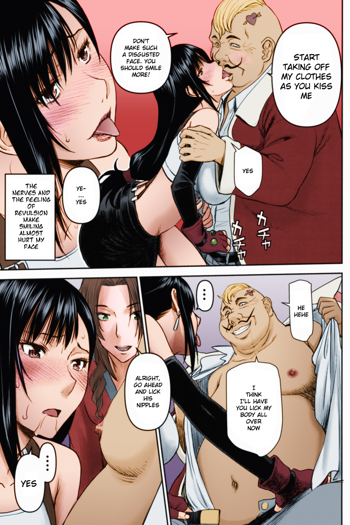 Hentai Manga Comic-Tifa's Sex Service Training-Read-6